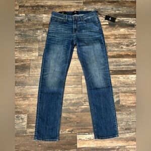 7 For All Mankind Men's Slimmy Straight Jeans in Blue 33